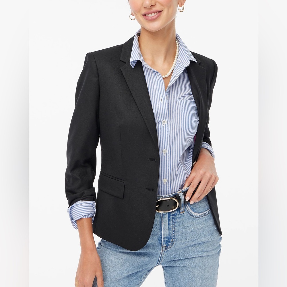 NWT J CREW Petite Original schoolboy blazer